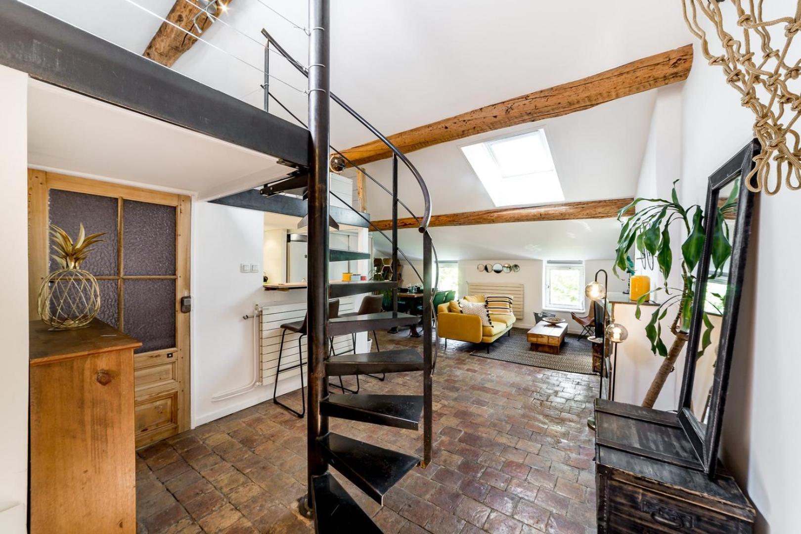 Apartamento Le Loft Des Artistes De La Croix-Rousse Ail Lyon Exterior foto