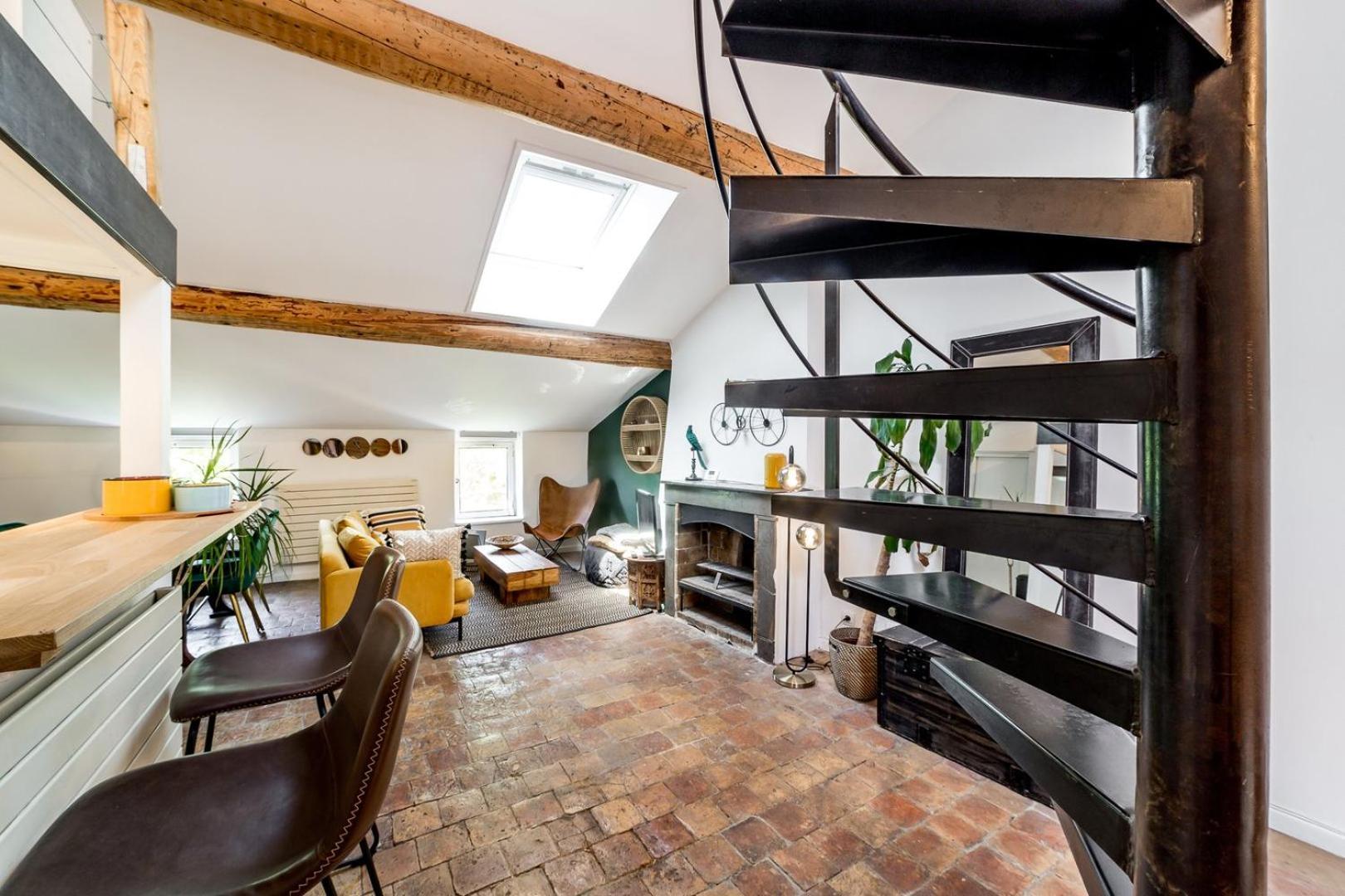 Apartamento Le Loft Des Artistes De La Croix-Rousse Ail Lyon Exterior foto